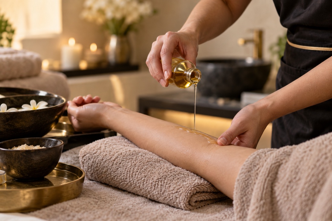 Luxury restorative body spa treatment
