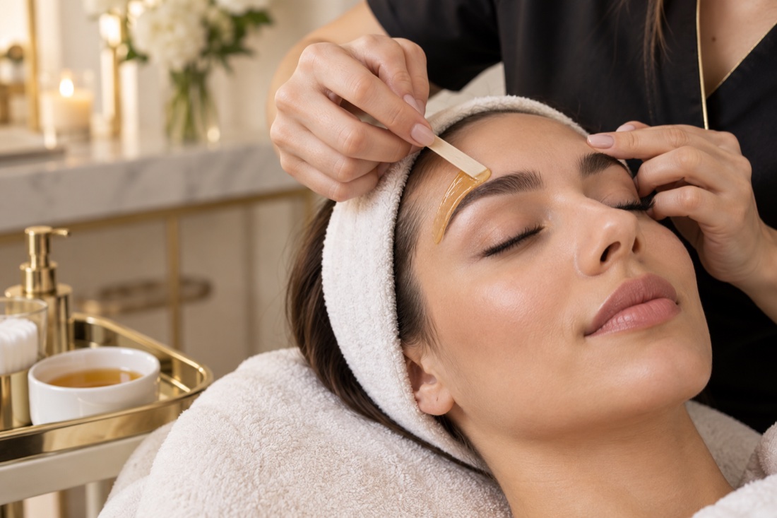 Professional eyebrow waxing and shaping