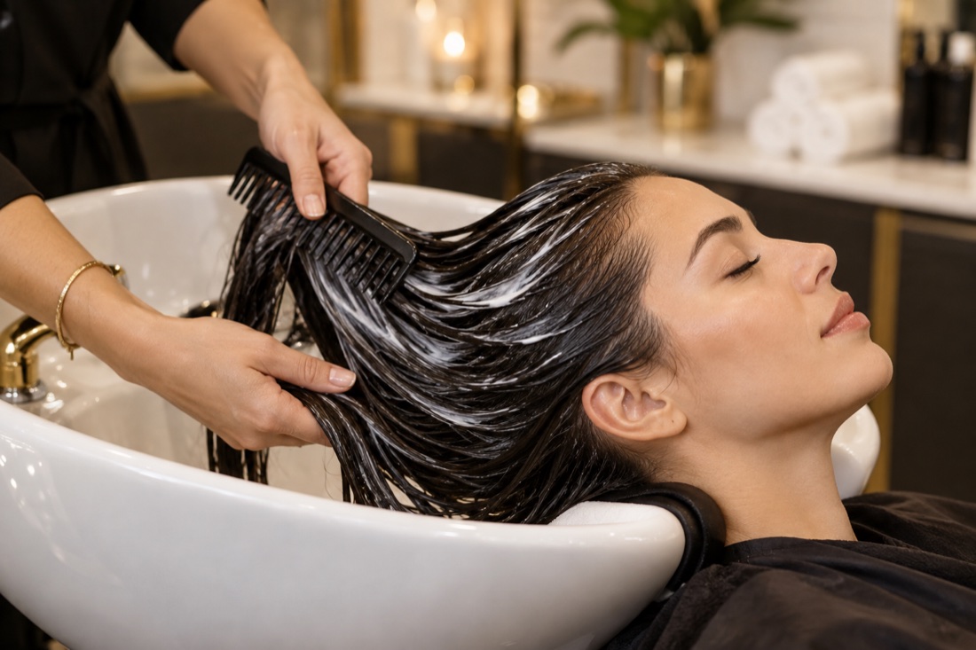 Restorative professional hair treatment