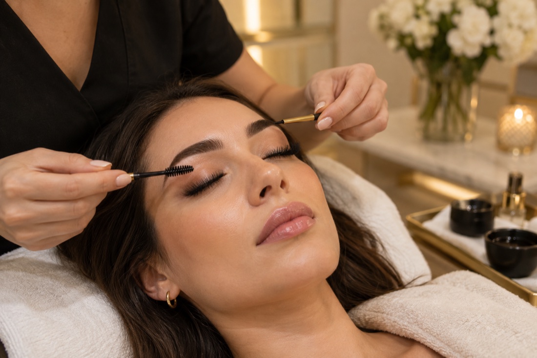 Brow and lash beauty treatment